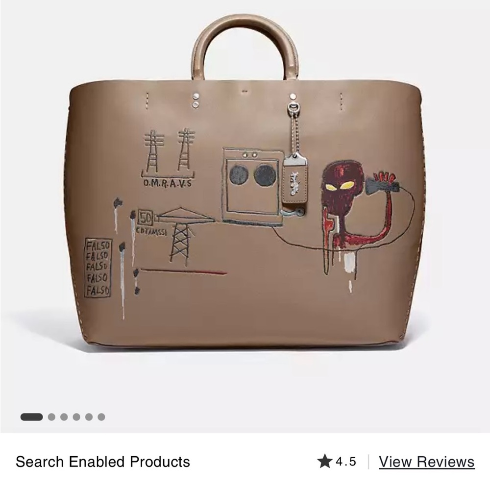 Coach X Jean Michel Basquiat Rogue Tote 38